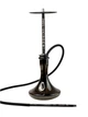 Кальян премиум-класса Trumpet Hookah Empire Black — с гравировкой, притирочным соединением и стеклянной колбой - изображение 1