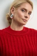 Женский свитер 2880 ТМ Triko Bakh 42-44 красный (2880_red_1) - изображение 6