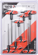 Zestaw kluczy sześciokątnych Yato YT-05597 w kształcie T z kulką 2.5-10 mm 8 szt (5906083055973) - obraz 2