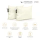 Набор антиалергенных подушек MirSon Eco Light Creamy №1629 Memory 50х70 см Средняя (2200002651950) - изображение 2