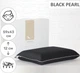 Подушка ортопедическая MirSon №7027 Elite Delicate satin Black Pearl MEN Memory 59х43х12 см (2200003399660) - изображение 1