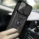 Чехол Epik Camshield Serge Ring ударопрочный для Apple iPhone 13 (6.1") Черный - изображение 2