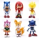 Ігровий набір Super Sonic 6 фігурок 6-7 см Супер Сонік - Майлз Тейзл - Емі Роуз - Єхідна Наклз - Метал-Сонік - Супер Шедоу 3358cb-1342_1 - зображення 2