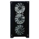 Корпус 1stPlayer X2-M-BK-4F7 Black без БП - изображение 2