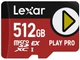 Карта пам'яті Lexar 512 GB microSDXC PLAY PRO Express (LMSXPS0512G-BNNNG) - зображення 1