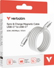 Кабель Verbatim 60 Вт, USB-C–USB-C, 120 см Сірий (31850) - зображення 4