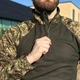 Чоловічий Убакс з кишенями для налокітників та липучками під шеврони / Легка Сорочка варан розмір 4XL - зображення 6