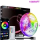 Світлодіодне освітлення з пультом RGB Bluetooth USB 15м BJ-5VRGB15 - зображення 1