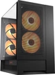 Корпус для ПК Cougar OmnyX RGB чорний ігровий акваріум Mid Tower ATX з 4 вентиляторами ARGB 160 мм - зображення 1