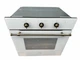 Духовой шкаф газовый Luxor Qualität 60 GIO White Grill KUP Classico конвектор, белое стекло + набор для подключения пропан в подарок, белый - изображение 12