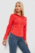 Рубашка женская однотонная, цвет коралловый, XS, 230R068 - изображение 3