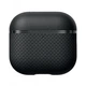 Чехол Pitaka Aramid Fiber Magnetic Case для Airpods 4 Plain Black/Grey (APM2404) - изображение 3
