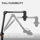 Штатив для стрим микрофонов SteelSeries Alias/Alias ​​Pro Boom Arm (60474) - изображение 5