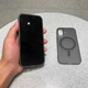 Чехол ультратонкий PC с поддержкой MagSafe для iPhone 16 (серый матовый) - изображение 2