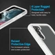 Чохол для Samsung Galaxy S23 (S911) Pelican Voyager Clear прозорий протиударний з кліпсою - зображення 11