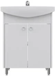 Тумба напольная MEBLIBUD Mary 60 c умывальником Cersanit Cersania 60 см белая - изображение 2