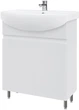 Тумба напольная MEBLIBUD Erica 70 c умывальником Kolo Runa 70 см белая - изображение 1