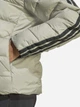 Пуховик зимний короткий женский Adidas Essentials Climawarm 3-Stripes JV7761 L Серебристый (4068811767280) - изображение 4