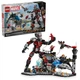 Набір конструкторів LEGO Marvel Перший месник: Протистояння Пригодницька битва 736 деталей + Friends Хартлейк-Сіті. Громадський центр 1513 деталей (76314_41748) - зображення 9
