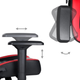 Fotel gamingowy Marvo CH-118 Black/Red (6932391920145) - obraz 5