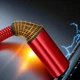 Кабель шнур провід шнурок для зарядки телефону смартфона GDragon Tech Usb Type-C 2м 120W 6A 480 Мбіт/с для швидкої зарядки телефону передачі даних нейлонове оплетення юсб тайп сі Червоний 10_1_2m_2 - зображення 3