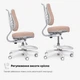 Дитяче крісло Evo-Kids Mio Ergo Lite Brown (арт.Y-507 Lite BR) - зображення 6