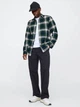 Рубашка хлопковая мужская Gap 135362805 S Зеленая (1159836429) - изображение 3