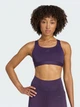 Спортивный топ для фитнеса женский Adidas Tlrdreact Training JW4874 M-CD Фиолетовый (4068809016239) - изображение 1
