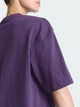 Футболка хлопковая оверсайз длинная женская Adidas Originals Essentials Boyfriend JW5079 XS Фиолетовая (4068807692152) - изображение 5