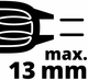 Wiertarka akumulatorowa Einhell X-Change TC-ID 18 Li-Solo (4513960) - obraz 4