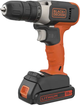 Wkrętarka akumulatorowa Black+Decker (BCD001C1) - obraz 1