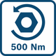 Акумуляторний безщітковий ударний гайковерт Bosch GDX 18V-285 (solo) (06019N2120) - зображення 6