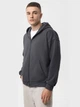 Набор толстовок на молнии мужских Ray Premium Loose U0409M-Dark Grey-Black XL 2 шт Темно-серый/Черный (RAY2000000046648) - изображение 9