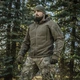 Флісова кофта з капюшоном M-Tac Windblock Division Gen.II Dark Olive розмір M - зображення 2