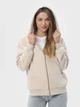 Набор толстовок на молнии с капюшоном женских Ray Premium Loose U0409W-Cream-Navy Blue S 2 шт Бежевый/Темно-синий (RAY2000000046471) - изображение 5