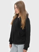 Набор толстовок на молнии с капюшоном женских Ray Premium Loose U0409W-Dark Grey-Black L 2 шт Темно-серый/Черный (RAY2000000046709) - изображение 4