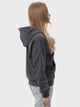 Набор толстовок на молнии с капюшоном женских Ray Premium Loose U0409W-Dark Grey-Black L 2 шт Темно-серый/Черный (RAY2000000046709) - изображение 7