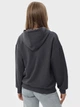 Набор толстовок на молнии с капюшоном женских Ray Premium Loose U0409W-Grey-Navy-Black M 3 шт Темно-серый/Темно-синий/Черный (RAY2000000047324) - изображение 8