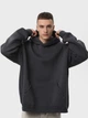 Набор худи утепленных оверсайз мужских Ray Oversize U0404M-Dark Grey-Black L/XL 2 шт Темно-серый/Черный (RAY2000000045245) - изображение 4