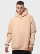 Набор худи утепленных оверсайз мужских Ray Oversize U0404M-Cream-Dark Grey-Black S/M 3 шт Бежевый/Темно-серый/Черный (RAY2000000045597) - изображение 3