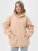 Набор худи теплых оверсайз женских Ray Oversize U0404W-Cream-Dark Grey-Black L/XL 3 Бежевый/Темно-серый/Черный (RAY2000000045641) - изображение 2