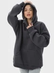 Набор худи теплых оверсайз женских Ray Oversize U0404W-Cream-Dark Grey-Black L/XL 3 Бежевый/Темно-серый/Черный (RAY2000000045641) - изображение 10
