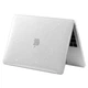 Прозрачный чехол с блестками накладка Hardshell для MacBook Air 13,6" M2 2022 A2681 / M3 2024 A3113 / M4 2025 A3240 Glitter Case ультратонкий пластик - изображение 4