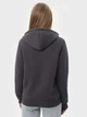 Толстовка на молнии утепленная с капюшоном женская Ray Basic U0405LW-Dark Grey XS Темно-серая (RAY2000000041421) - изображение 2