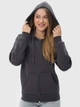 Толстовка на молнии утепленная с капюшоном женская Ray Basic U0405LW-Dark Grey XS Темно-серая (RAY2000000041421) - изображение 3