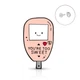 Брошь-значок BROCHE бижутерия Медицина Глюкометр с надписью "You're Too Sweet" BRGV115104 - изображение 1