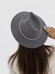 Шляпа шерстяная Федора D.Hats темно серого цвета - изображение 2