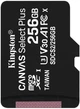 Карта памяти для домофона microSDXC Kingston Canvas Select Plus 256 GB Class 10 А1 UHS-1 - изображение 2