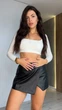Жіноча класична спідниця-шорти із еко-шкіри Uaclothes 42-44 Чорний (like34673-150861349) - изображение 2