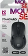 Миша DEFENDER Standard MB-580 3 кнопки, 1000 dpi, чорна - изображение 3